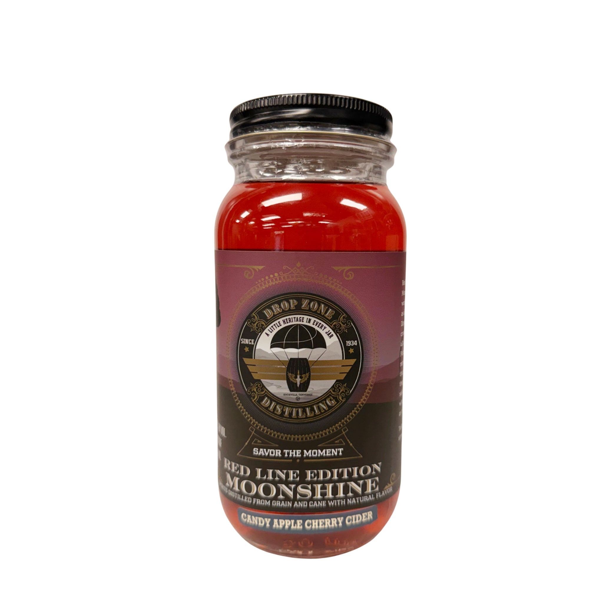 Drop Zone Red Line Edition (Candy Apple Cherry Cider) Moonshine 750ml