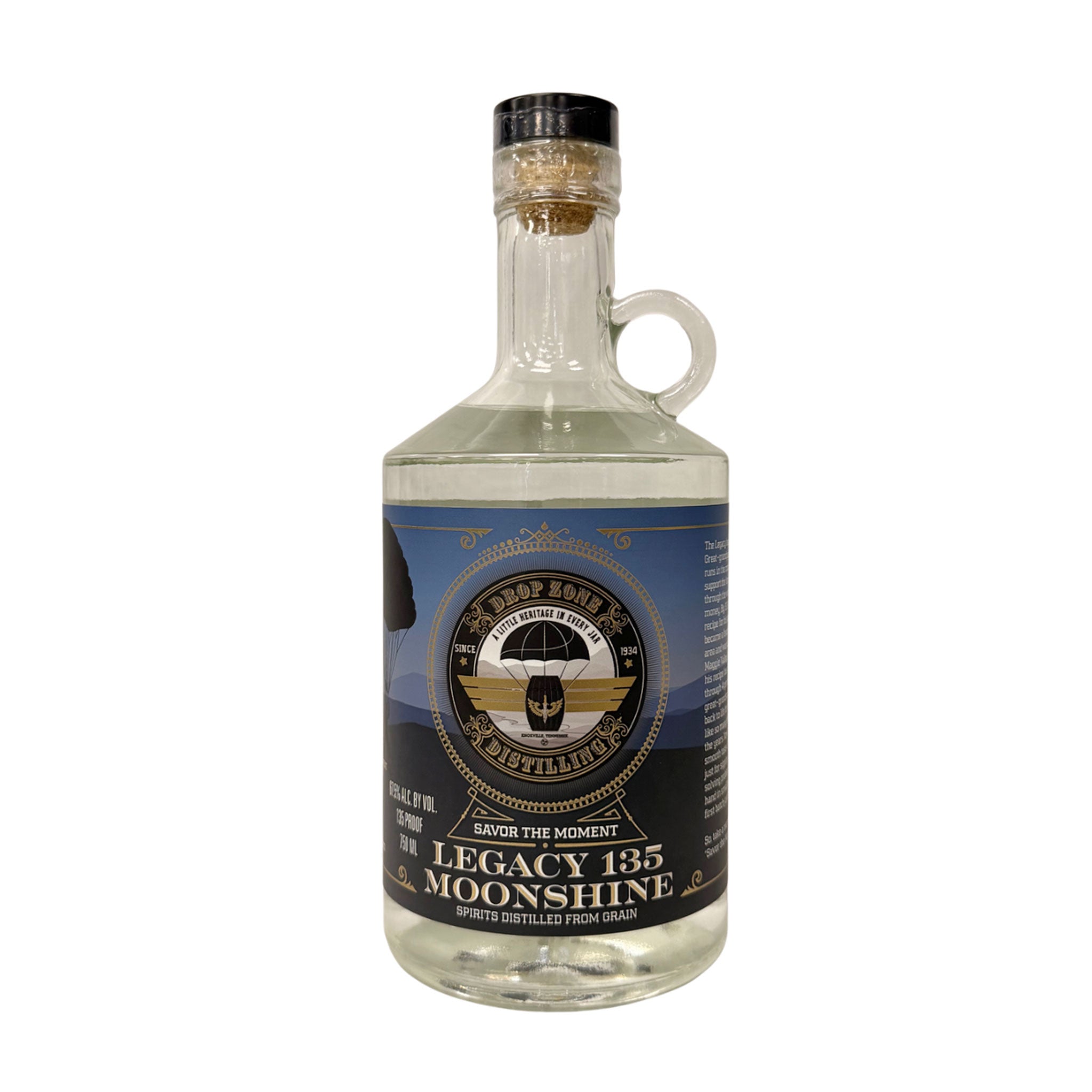 Drop Zone Legacy 135 Moonshine 750ml